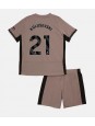 Otroški Nogometna dresi replika Tottenham Hotspur Dejan Kulusevski #21 Tretji 2023-24 Kratek rokav (+ hlače)